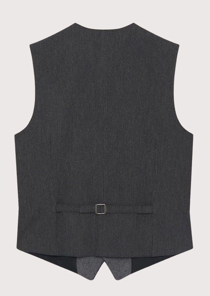 Men’s Rustic Trachten Vest with Metal Buttons – Elegant Heritage Look