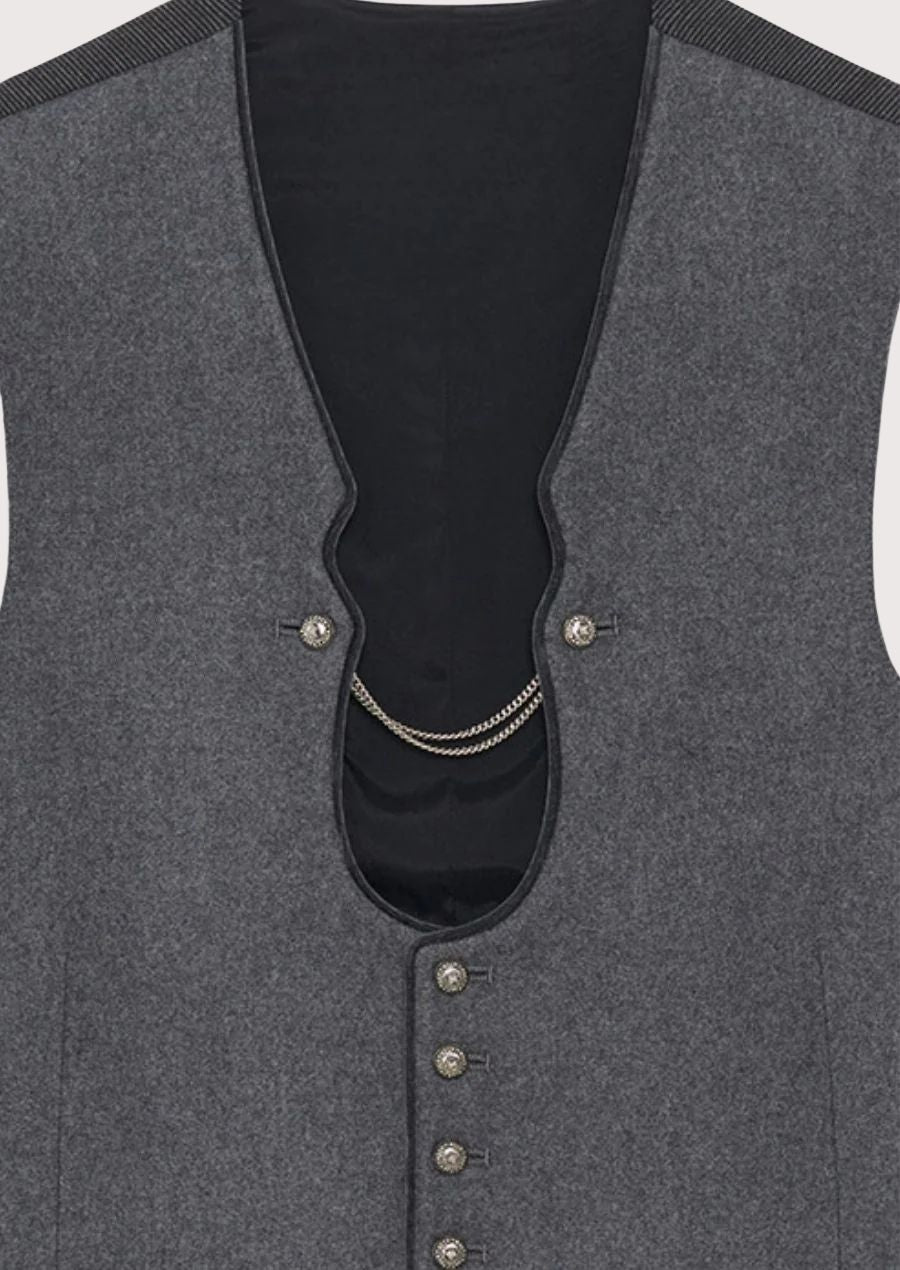 Classic Bavarian-style Trachten Vest – Ideal for Oktoberfest