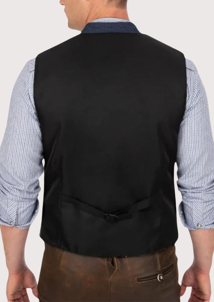 Elegant Slim Fit Trachten Vest for Men – Perfect for Traditional German Wear