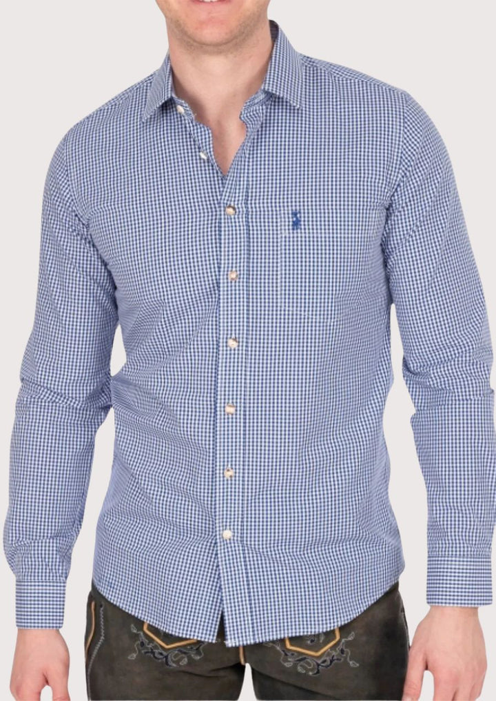 Men's Trachten Shirt – Perfect for Oktoberfest and Cultural Events