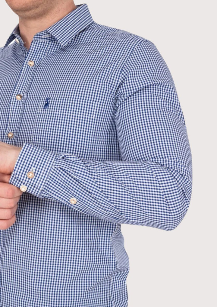 Traditional German Trachten Shirt for Men – Modern Slim Fit Desig