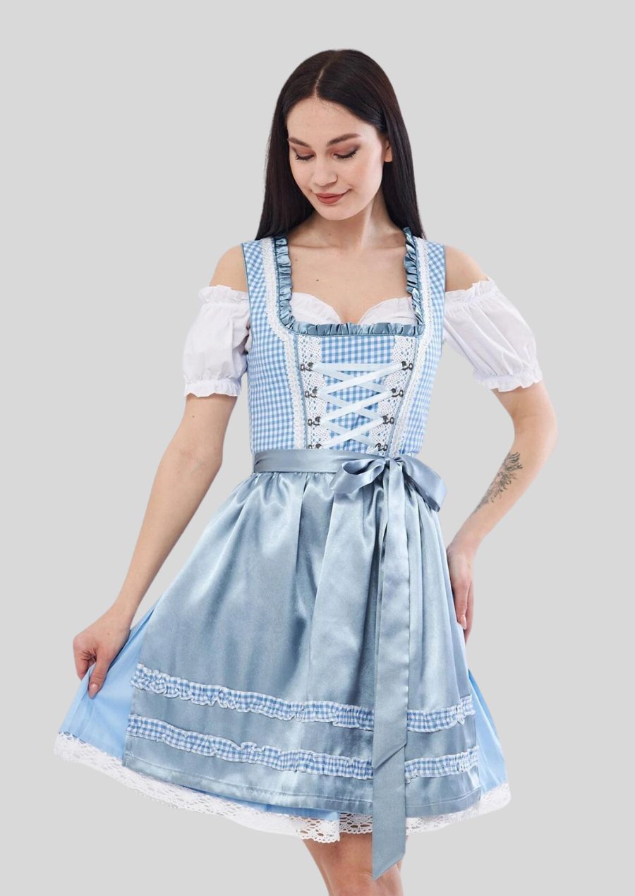 Embrace the new era of dirndl fashion with The Modern Muse Dirndl. This captivating piece seamlessly blends timeless tradition with contemporary style, offering a fresh perspective on the iconic garment.