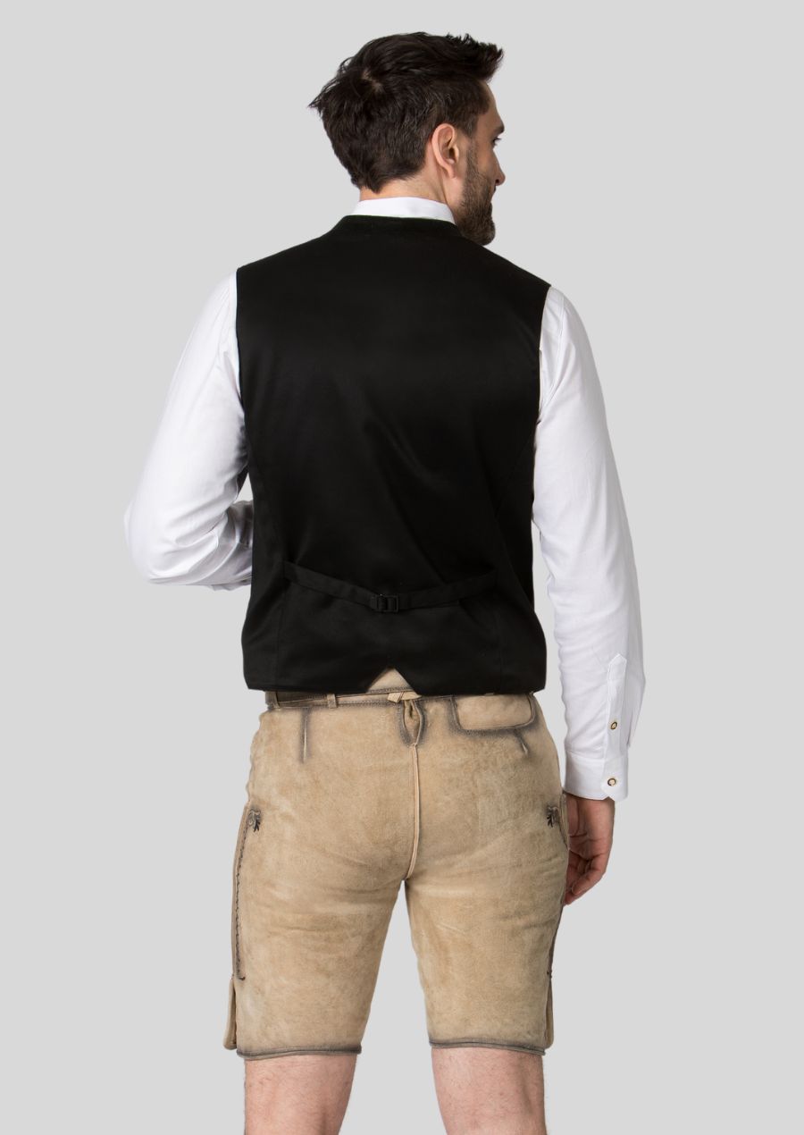 Upgrade Your Wardrobe Stylish & Functional Lederhosen Back Pose